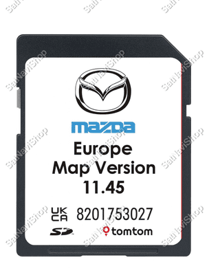 Mazda NB1 Sat Nav Map SD Card Update Europe 2026