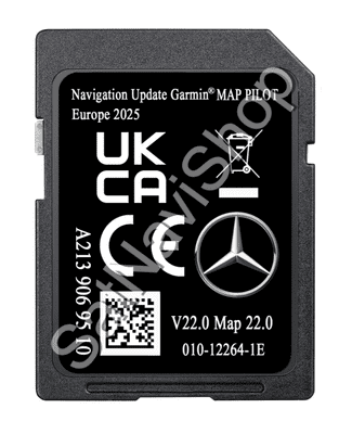 Mercedes-Benz Garmin 2026 Map Pilot NTG5 Star2 Sat NAV SD Card A2139069510