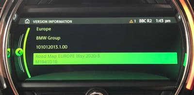 Mini Cooper Road Map Europe Way Sat NAV Map Update USB Europe 2026-2
