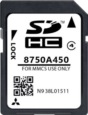 MITSUBISHI MMCS 2025/2026 SAT NAV MAP SD CARD UPDATE EUROPE