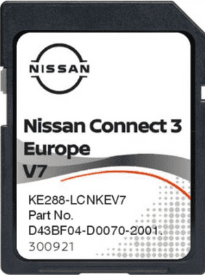 NISSAN CONNECT 3 SD CARD 2023 SAT NAV MAP UPDATE V7