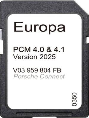 PORSCHE PCM 4.0/4.1 APPLE CARPLAY ANDROID AUTO PLUS 2026 MAP UPDATE
