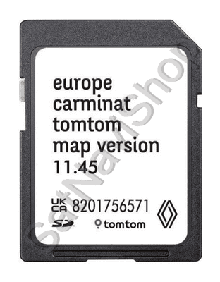 Renault Carminat 2025/2026 Sat Nav Map SD Card Europe