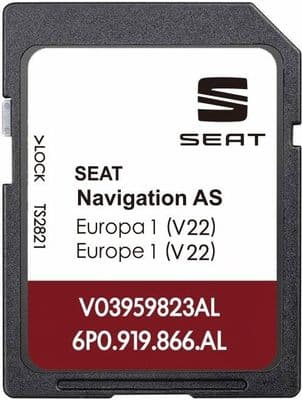 SEAT MEDIA AS MIB2 2026/2027 SAT NAV MAP UPDATE SD CARD