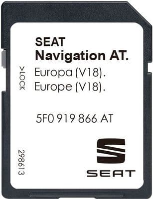 SEAT MEDIA AT MIB1 SAT NAV MAP UPDATE SD CARD EUROPE 2024