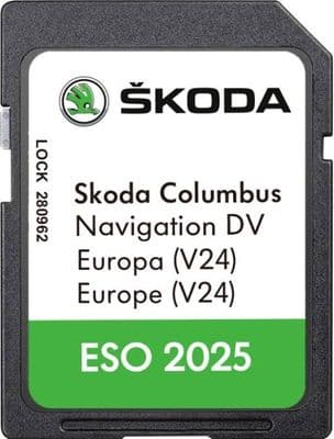 SKODA COLUMBUS 2026 SAT NAV SD CARD MAP UPDATE EUROPE