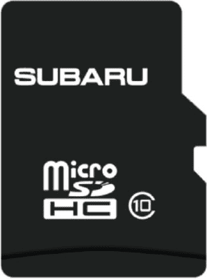Subaru Gen2 Navigation Map Micro SD Card 2025