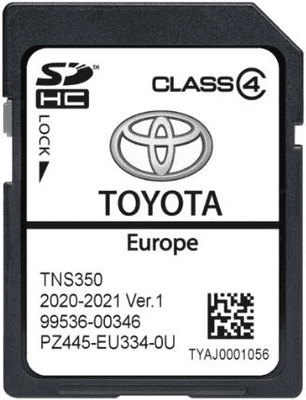 TOYOTA TNS350 SAT NAV SD CARD NAVIGATION MAP UPDATE 2020