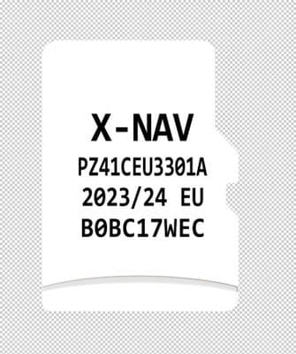 Toyota X-Nav 2024 Sat NAV Map Micro SD Card Update Europe
