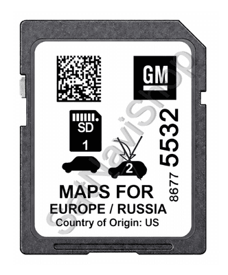 Vauxhall Insignia Sat Nav SD Card Europe 2022