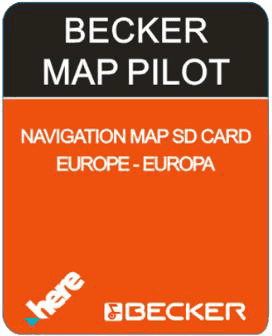 Volkswagen Becker 2025 Map Pilot Sat Nav SD Card Europe