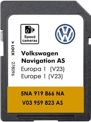 VW Discover Media AS 2026/2027 Sat Nav Map Update SD Card Europe