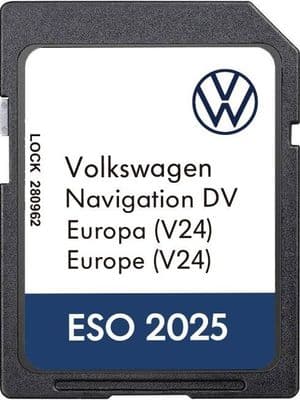 VW DISCOVER PRO  NAVIGATION DV SAT NAV MAP SD CARD EUROPE 2026