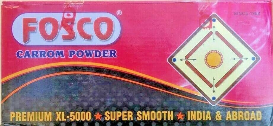 Dsco Powder 2 X 70g FOSCO Improved Quality Carom/ Carrom Board Powder Bottle Extra ...