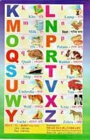 Children's Bangla, English & Arabic Alphabet Book বাংলা বর্ণমালা Meena/Raju 6in1