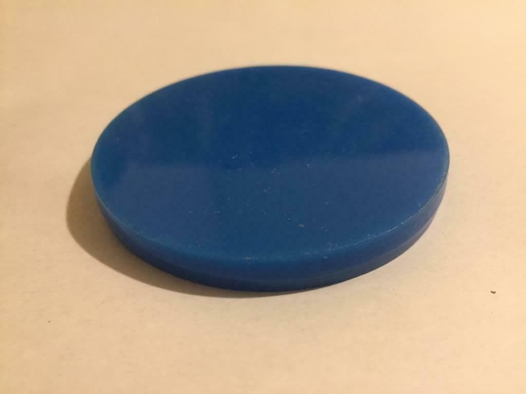 Strikers Per Carrom Board &ndash; Bianco Grande 69mm X 8mm, Per Tornei Di Karrum!