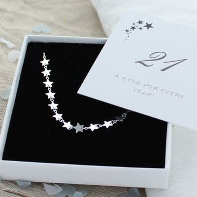 21st Birthday Star Necklace