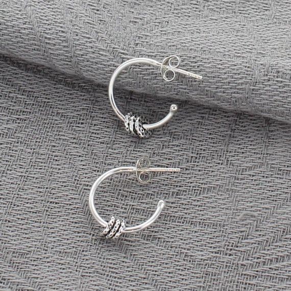 30th Birthday Infinity Ring Hoop Earrings