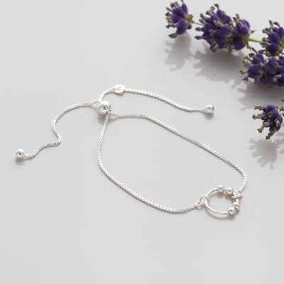 40th Birthday Bead Slider Bracelet