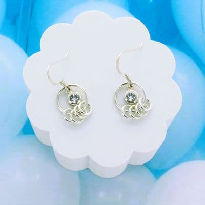 40th Birthday Infinity Birthstone Earrings