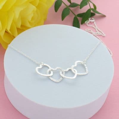 40th Birthday Infinity Hearts Necklace