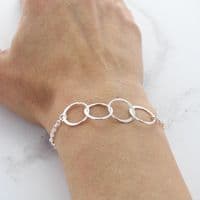 40th Birthday Personalised Infinity Link Bracelet
