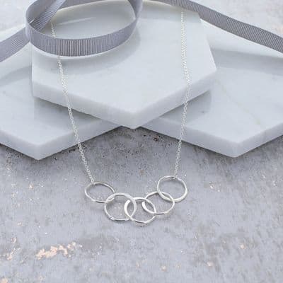 50th Birthday Infinity Link Necklace