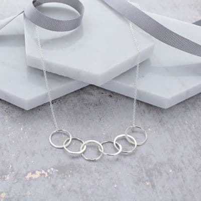 60th Birthday Infinity Link Necklace