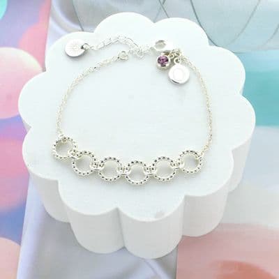 60th Birthday Personalised Bracelet