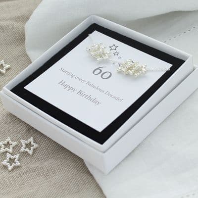 60th Birthday Star Necklace