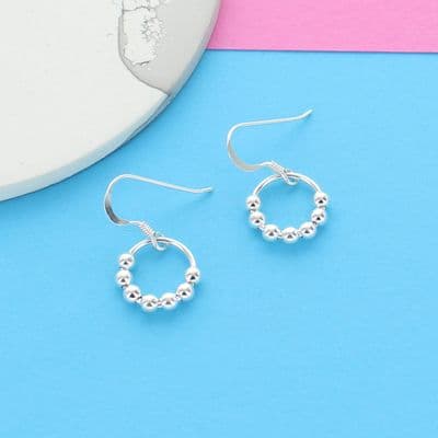 70th Birthday Bead Earrings