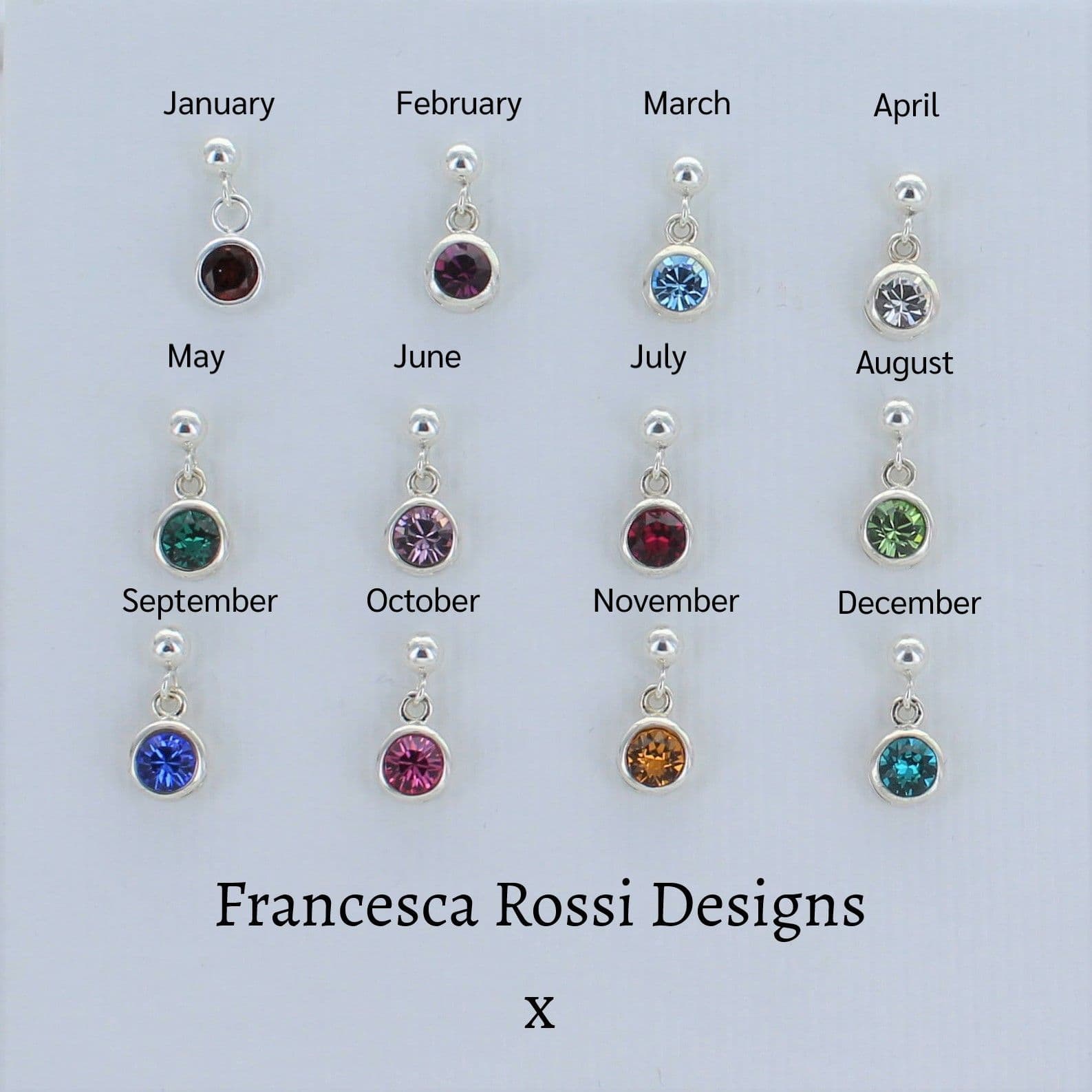 70th Birthday Infinity Birthstone Bead Necklace