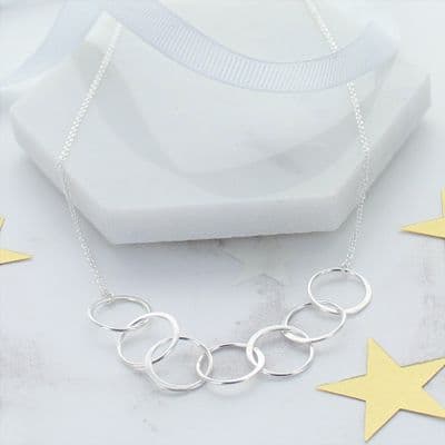 70th Birthday Infinity Link Necklace