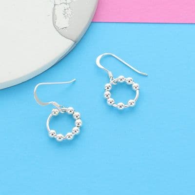 80th Birthday Bead Earrings