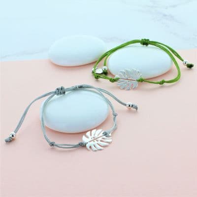 Adams Rib Leaf Friendship Bracelet