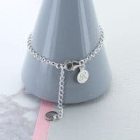 Bee And Honeycomb Personalised Bracelet