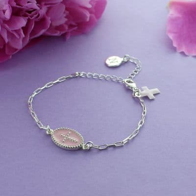 Childs Personalised Communion Bracelet