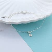 Compass Genuine Diamond Anklet
