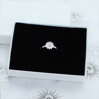 Daisy zircon Toe Ring