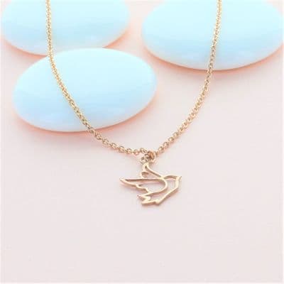Dove Rose Gold Necklace