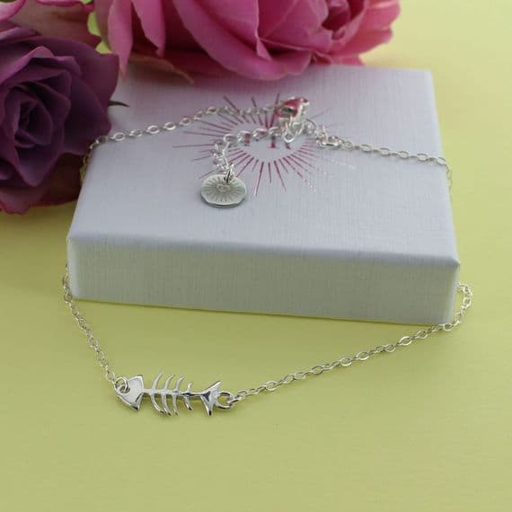 Fishbone Ankle Bracelet