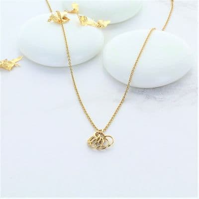 Five Gold Rings Necklace