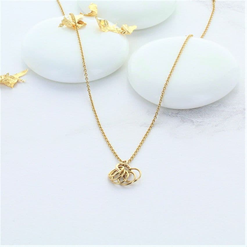 Five Gold Rings Necklace