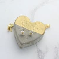Flower Head Stud Earrings