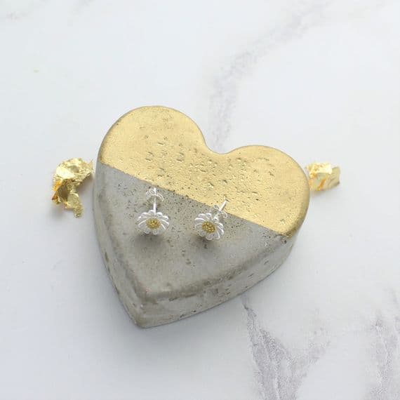 Flower Head Stud Earrings