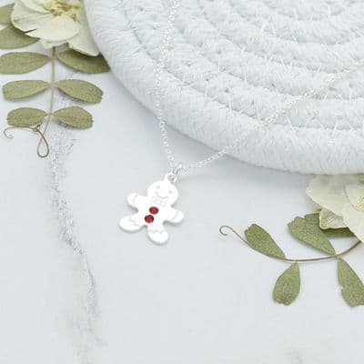 Gingerbread Charm Necklace