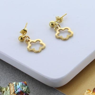 Gold Charm Earrings