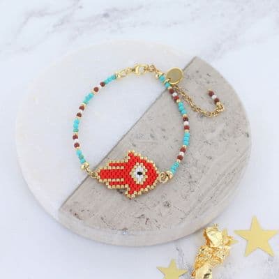 Hama Hand Turquoise Bracelet