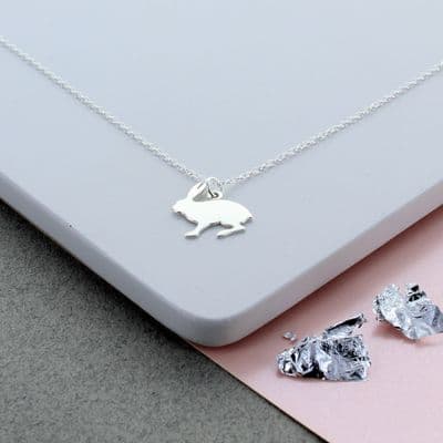 Hare Sterling Silver Necklace