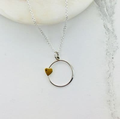 Heart Ring Necklace